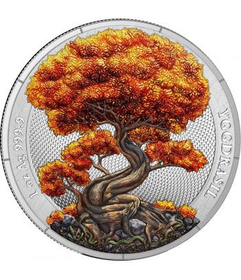 Moneda de plata Alemania 5 Mark 2025 Árbol Vida Otoño  - 1
