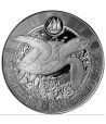 Moneda de plata 1$ Islas Cayman 2025 Tortuga.  - 1