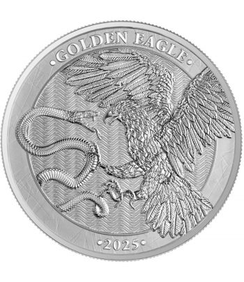Moneda de plata 5 Euro Malta 2025 Golden Eagle.  - 1
