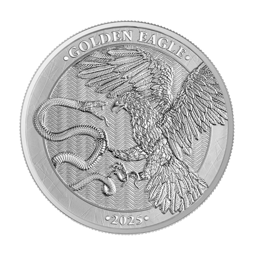 Moneda de plata 5 Euro Malta 2025 Golden Eagle.  - 1