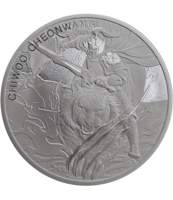 Moneda de plata 1 Clay Corea 2025 Chiwoo Cheonwang.  - 1