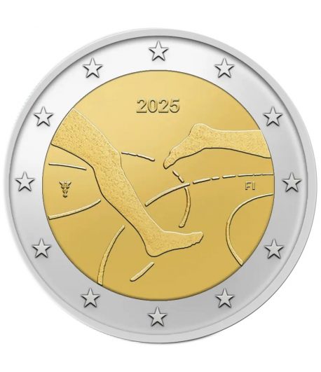 moneda 2 euros Finlandia 2025 Atletismo  - 1