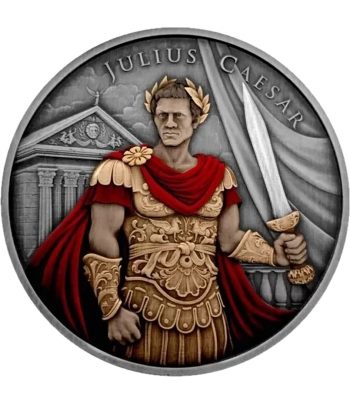 Moneda onza de plata Estados Unidos Julius Caesar. Color  - 1