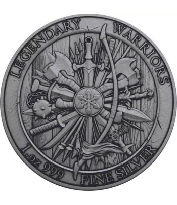 Moneda onza de plata Estados Unidos Julius Caesar. Color  - 2