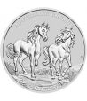 Moneda de plata 1$ Australia Caballos Brumby 2025  - 1