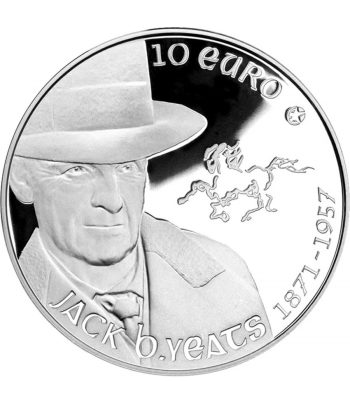 Moneda de plata Irlanda 10 Euros 2012 Jack B. Yeats  - 1