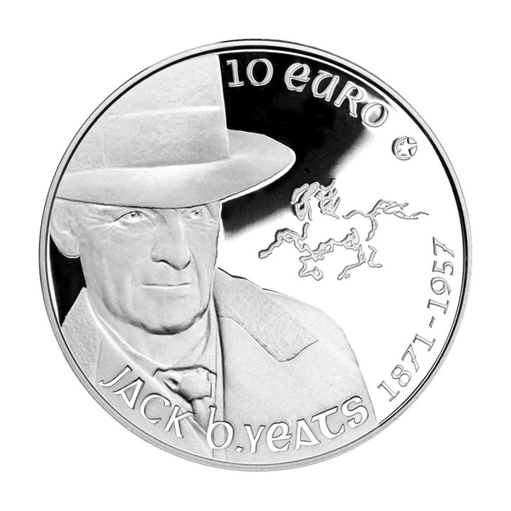 Moneda de plata Irlanda 10 Euros 2012 Jack B. Yeats  - 1