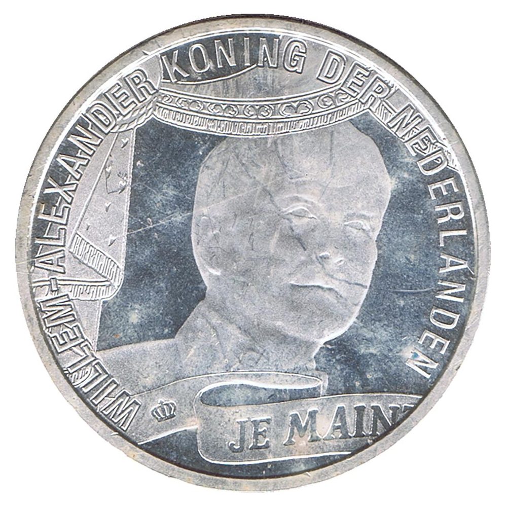 Moneda Holanda 10 Euros 2013 Coronación Rey Guillermo Alejandro.  - 1