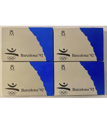 Monedas de plata 2000 pesetas Barcelona 92. 1ª Serie 1990. Proof  - 2
