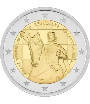 moneda 2 euros Croacia 2025 Rey Tomislav  - 1