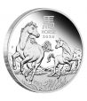 Moneda onza de plata 1$ Australia Lunar Caballo 2026  - 1