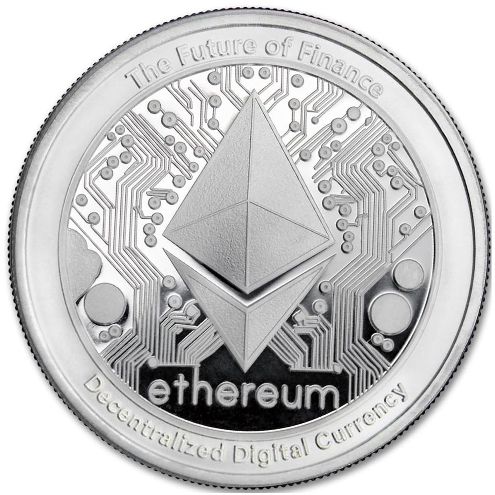 Moneda de plata 2 Dollars Niue 2025 Ethereum  - 1
