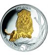 Onza Republica Dem. Congo 2025 20 Fr. León. Plata con oro.  - 1