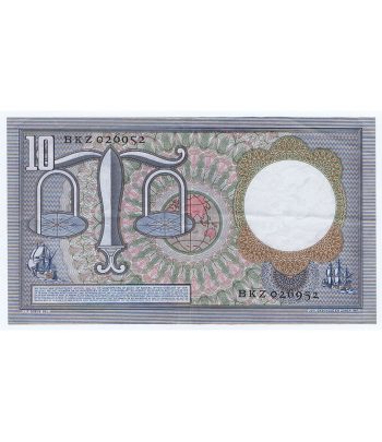 Billete Holanda Tien 10 Gulden 1953  - 2