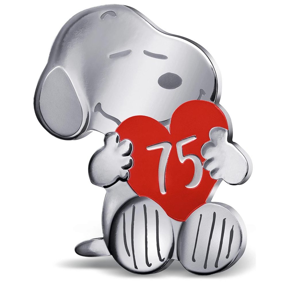 Moneda 10 euros de plata Francia 2025 Snoopy. Silueta Proof  - 1