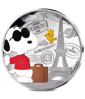 Moneda 10 euros de plata Francia 2025 Snoopy. Proof  - 1