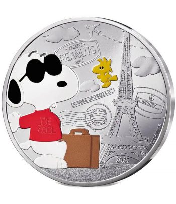 Monedas 50€ y 10€ 2025 75 Aniversario Snoopy. Plata.  - 2