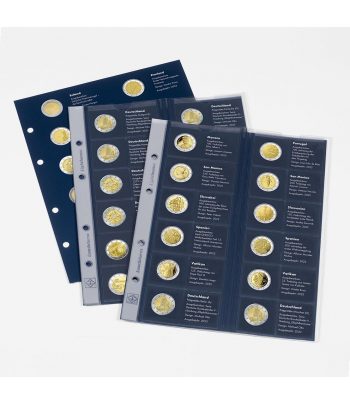 LEUCHTTURM Suplemento 2023 álbum OPTIMA 2 euros  - 1