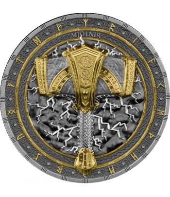 Moneda de Plata 10 Mark Alemania 2025 Martillo Thor. 2 onzas  - 2