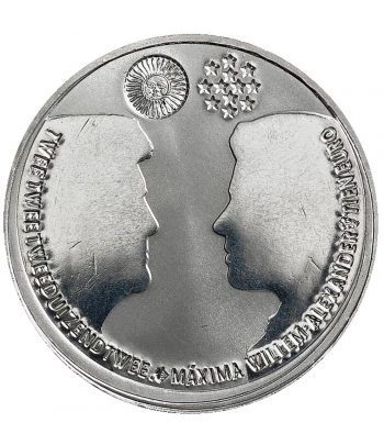 Holanda 10 Euros 2002 Boda Principe Heredero.  - 2