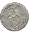 Moneda de Guatemala 50 centavos Orquídea. Plata.  - 1 Moneda de Guatemala 50 centavos Orquídea. Plata.  - 1