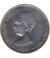 Moneda de España 5 Pesetas Plata 1888 *88 Alfonso XIII MP M.  - 1