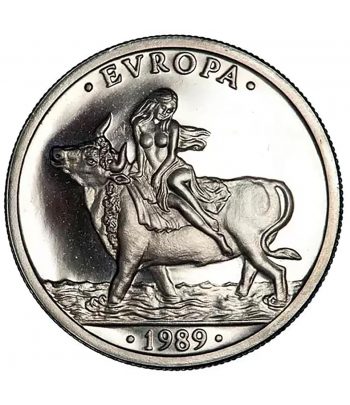 Moneda de España 1 ECU Europa 1989.  - 1
