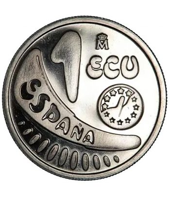 Moneda de España 1 ECU Europa 1989.  - 2