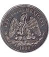 Moneda de Mexico 25 Centavos 1890.  - 2 Moneda de Mexico 25 Centavos 1890.  - 2