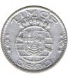 Moneda de 3 Escudos Timor Portugal 1958. Plata  - 1