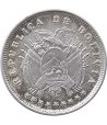 Moneda de 20 centavos Bolivia 1909. SC. Plata  - 1
