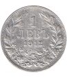 Moneda de 1 Leva Bulgaria 1912 Fernando I. Plata  - 1
