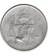Moneda de 25 Centavos México 1953. Plata  - 1