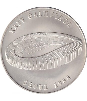 Moneda de 20 Diners Andorra 1988 JJOO Seoul. Plata  - 2