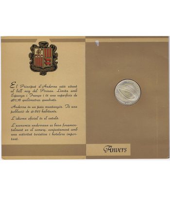 Moneda de 20 Diners Andorra 1988 JJOO Seoul. Plata  - 4