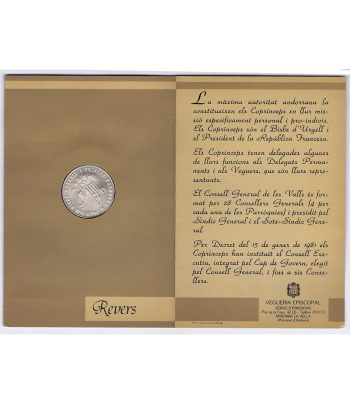 Moneda de 20 Diners Andorra 1988 JJOO Seoul. Plata  - 5