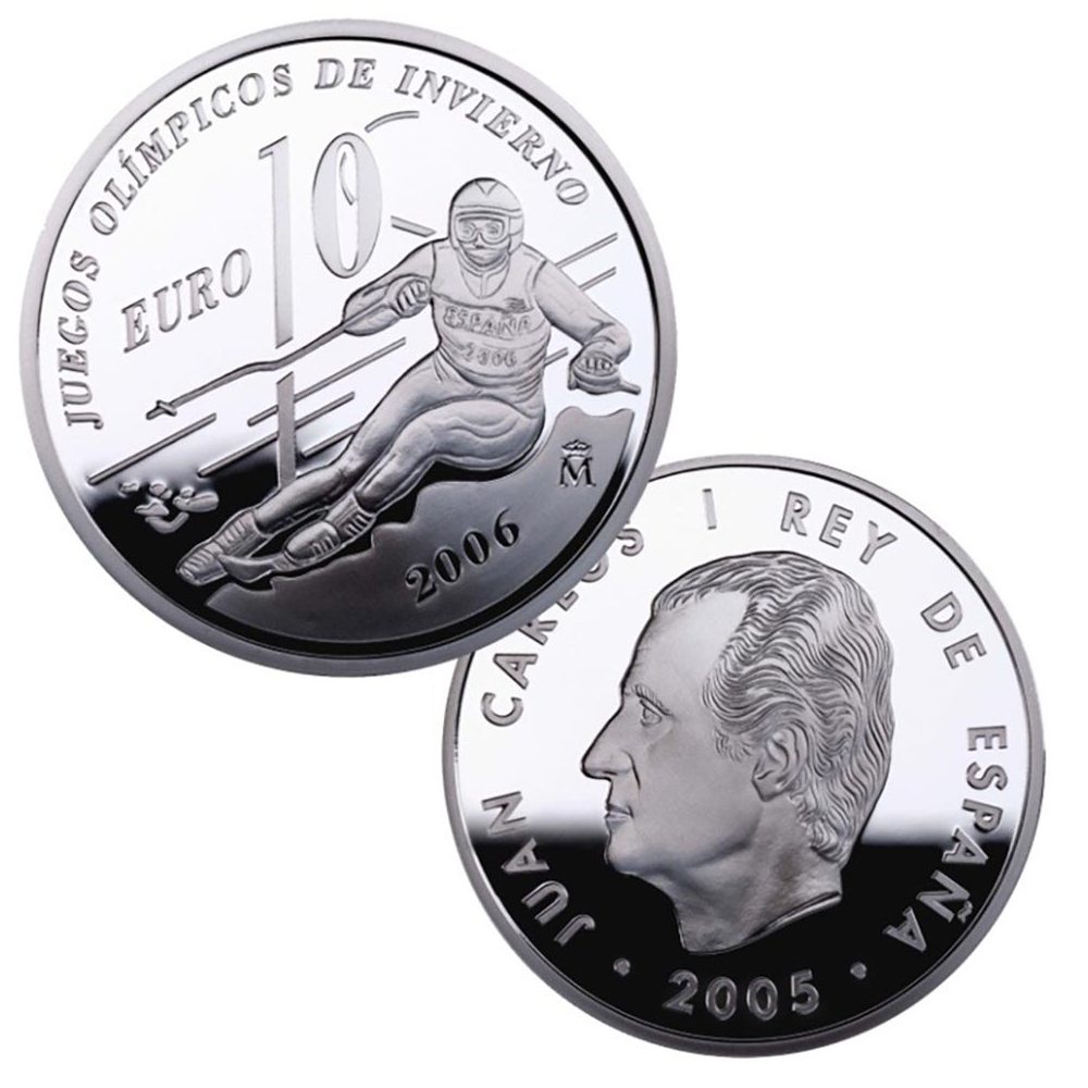Moneda de plata 2005 JJOO Invierno 2006. 10 euros.  - 1