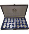 Estuche 28 monedas Canadá Montreal 1976. Plata  - 3