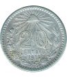 Moneda de México 20 Centavos 1914. Plata  - 1