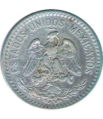 Moneda de México 20 Centavos 1914. Plata  - 2