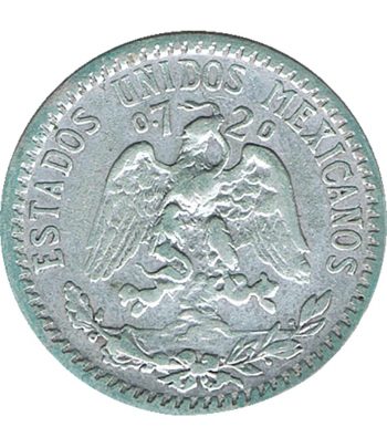Moneda de México 20 Centavos 1930. Plata  - 2