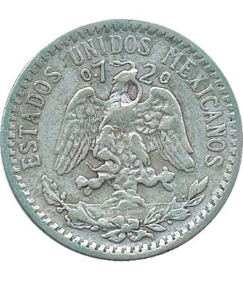 Moneda de México 20 Centavos 1934. Plata  - 2