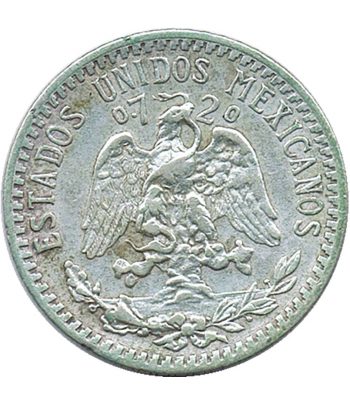 Moneda de México 20 Centavos 1935. Plata  - 2