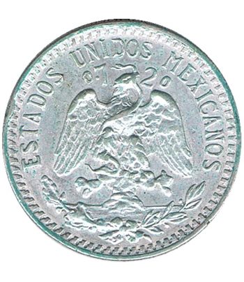Moneda de México 20 Centavos 1941. Plata  - 2