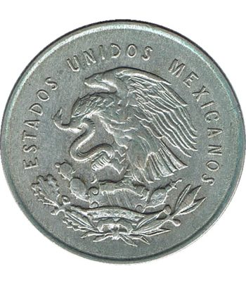 Moneda de Mexico 25 Centavos 1950. Plata  - 2