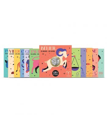 Monedas 5 euros Francia año 2026 Colección Astronomia Zodiaco  - 1