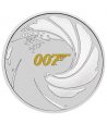 Moneda de plata 1$ Tuvalu 007 James Bond 2021  - 1