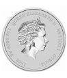 Moneda de plata 1$ Tuvalu 007 James Bond 2021  - 2