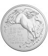 Moneda onza de plata 1$ Australia Lunar Caballo 2026 RAM  - 1
