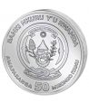 Moneda de plata 50 Francos Ruanda 2025 Ciclismo  - 2